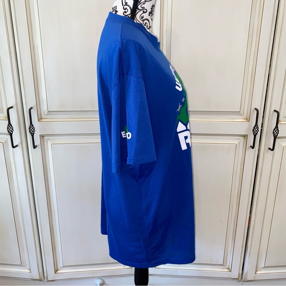 Dallas Mavericks Size XL Blue 2022 City Edition Retroplex Short Sleeve Shirt - Picture 3 of 14